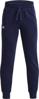 Under armour ua rival fleece joggers unisex sportbroek - navy - wit