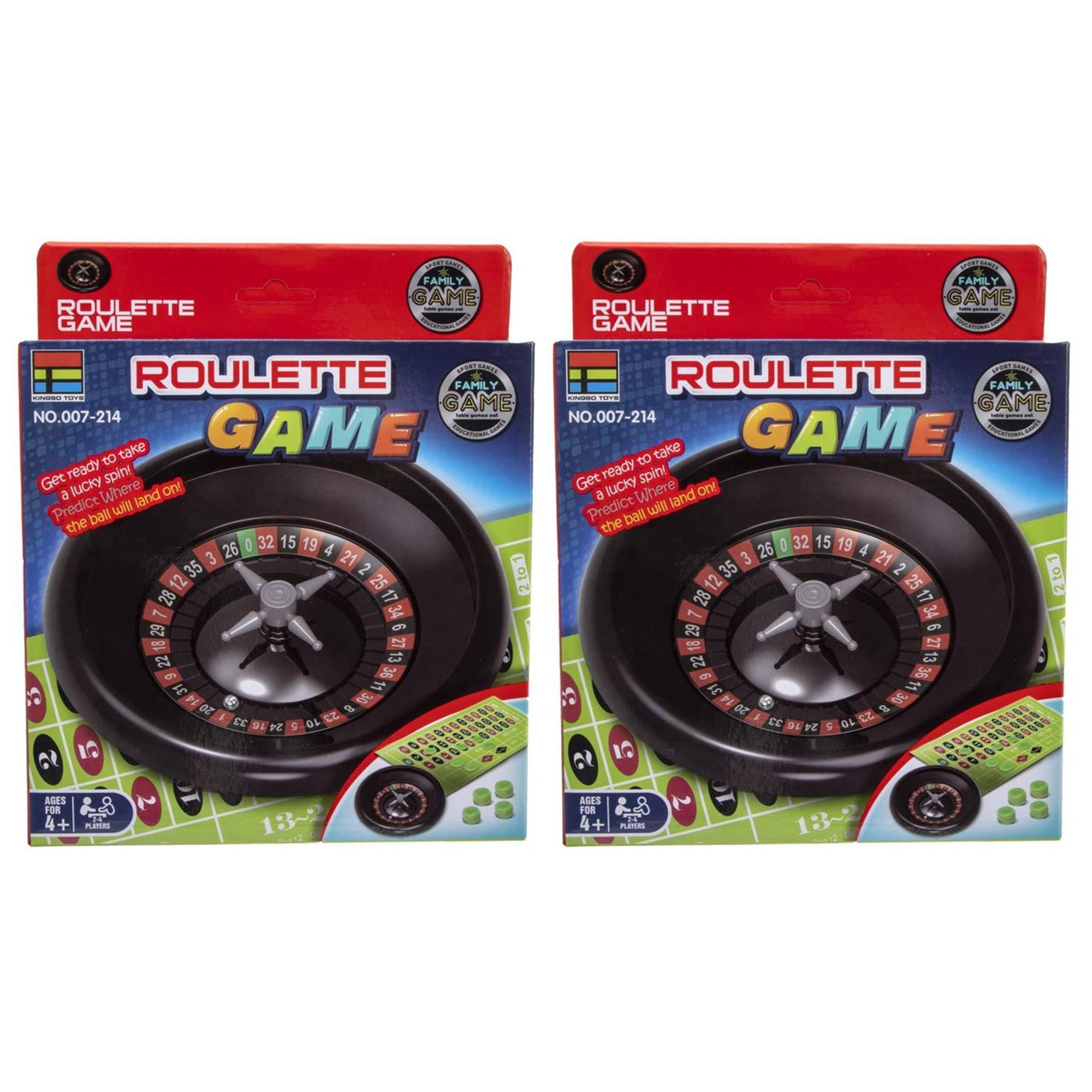 Roulette spel in doos ø17cm