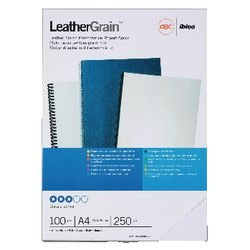 Cover gbc leathergrain karton zwart