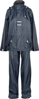 Ralka regenpak waterdicht ademend - junior - reflectie - marine - 152