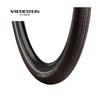 Vredestein buitenband Dynamic City 28 x 1.75 bruin refl