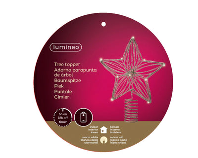 Lumineo piek met led verlichting 25cm