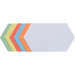 Presentatiekaarten franken rechthoekig 16,5 x 29,7 cm kleurenassortiment
