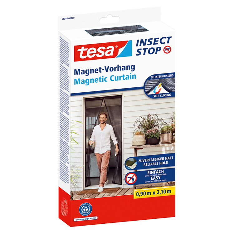 Tesa 1074286 - insect stop magnetisch gordijn90cm x 220cm | 1 stuks