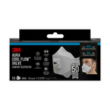 3m 1062200 - aura fijnst.masker handsch.9332pro5, ffp2 ventiel, 5 pk | 1 stuks - afbeelding 2
