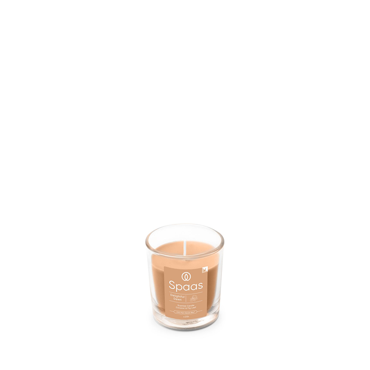 Spaas 1074415 - geurkaars delightful dawn 25u in transparant glas | 6 stuks