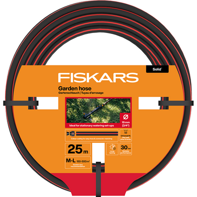 Fiskars 1074445 - solid tuinslang 25m 19mm 3 4” | 1 stuks