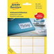 Avery huismerk 3325 handmatige etiket 38x24mm wit