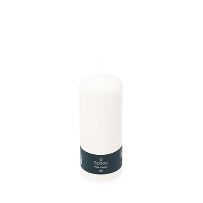 Spaas 1074086 - cilinderkaars 60 150 - wit | 12 stuks