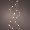 Lumineo micro led draadverlichting 195cm-40l zilver warm wit