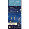 Lumineo micro led draadverlichting 195cm-40l zilver warm wit