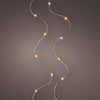 Lumineo micro led streng zilver klassiek warm 95cm-20l op batterij met timer