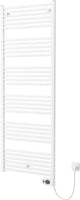 Plieger elba elektrische handdoekradiator – handdoek verwarmer – met klokthermostaat – 170.2 cm x 60 cm – 900 watt – wit