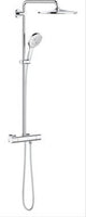 Grohe rainshower smartactive 310 regendouche mono rond - met thermostaatkraan - chroom - 26648000