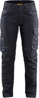 Blåkläder blaklader dames service werkbroek stretch 7140-1141 - marineblauw - c34