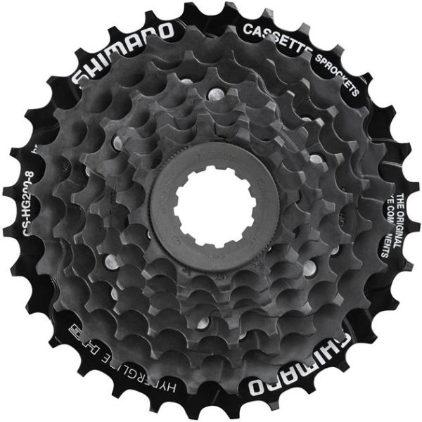 Shimano cassette 8 speed cs-hg200 12-32t (werkplaatsverpakking)