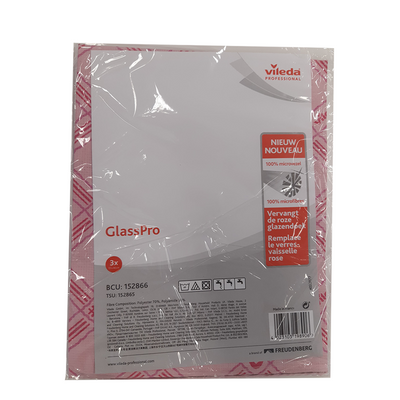 Vileda 1063158 - glasspro glazendoek | 6 stuks
