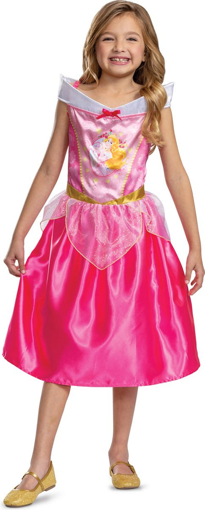 Disguise disney prinses - sleeping beauty, aurora basic plus , maat xs (3t-4t jaar), meisjes