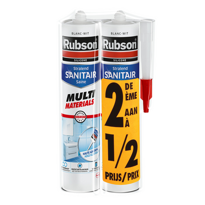 Rubson 1062326 - duopack sanitair multi materials 2e 1 2 prijs | 2 stuks