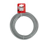 Mack 1015816 - verzinkte staalkabel 6x19 10m 5mm wll 250 kg din en 12385-4 | 5 stuks - afbeelding 1