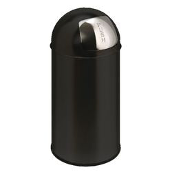 Push prullenbak vepa 34x74x35 40 liter zwart
