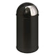 Push prullenbak vepa 34x74x35 40 liter zwart