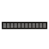 Renson 1059784 - strip 381 80 500 ral 8022 | 2 stuks