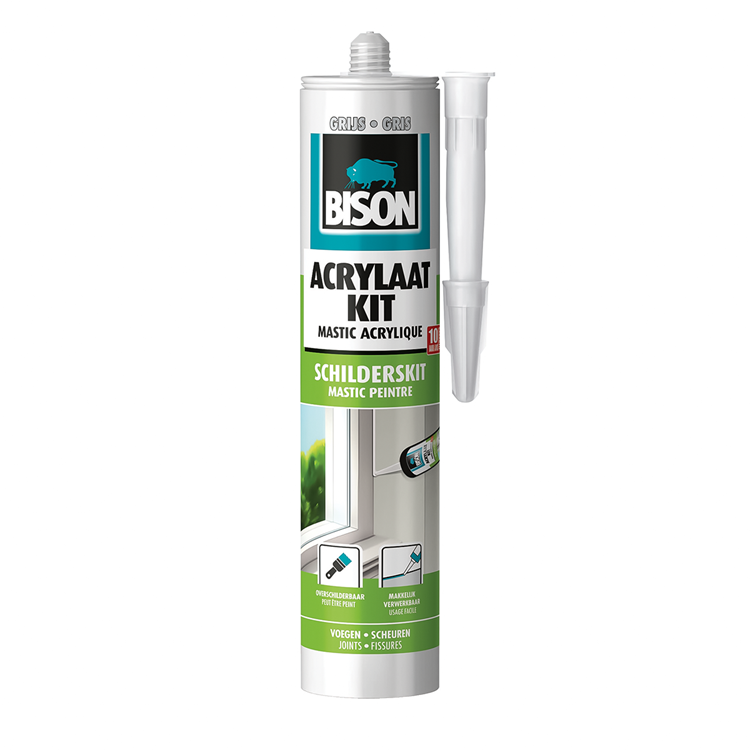 Bison acrylaatkit grijs