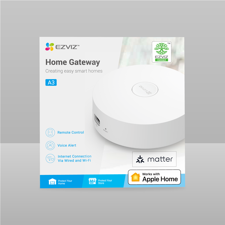Ezviz 1074546 - smart home gateway a3 support homekit matter | 1 stuks