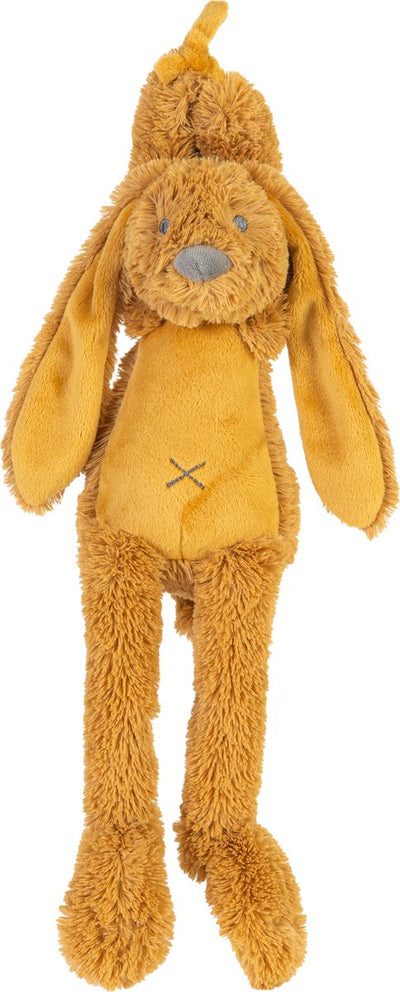 Happy horse konijn richie muziekknuffel - okergeel - baby cadeau