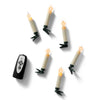 Lumineo led kaars verlichting met afstandsbediening 10 lampen zonder kabel op batterij met timer