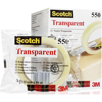 Plakband scotch 550 transparant