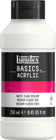 Liquitex 1041005 basics vloeibaar mat medium 250 ml – acryl medium mat | verdunnen collagelijm