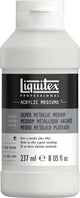 Liquitex metallic 8508 silver medium 237 ml – acrylmedium met zilvereffect, lichtvast mengbaar - acrylic additive