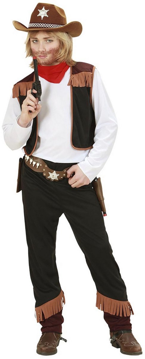 Finidi cowboy kostuum jong en oud