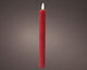 Lumineo led dinerkaarsen met flikkerende vlam rood dia.2x24,5cm was met 6 uur timer