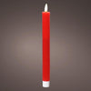 Lumineo dinerkaars led ribbel 24cm rood 2 st.