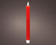 Lumineo led dinerkaarsen 2-delig met flikkerende vlam kerstrood dia.2x24,5cm was met 6 uur timer