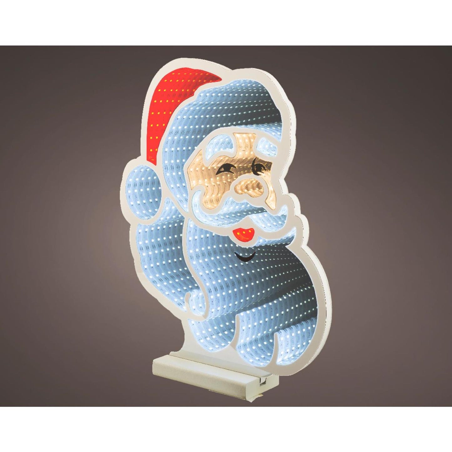 Lumineo infinity lights kerstman 28x30x30cm multikleur<br> <br> <br>