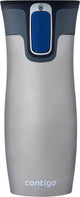 Contigo west loop autoseal thermosbeker, isoleerbeker, 470 ml - stainless steel