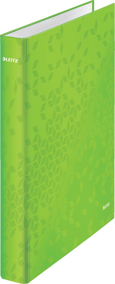 Leitz wow gelamineerde ringband - 4-rings - rugbreedte van 40mm - groen