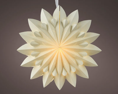 Lumineo ster led karton 40cm met timer