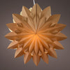 Lumineo ster led karton 40cm met timer amber