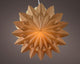 Lumineo kerstster met ledverlichting met timer op batterij fsc karton dia40cm amber<br>