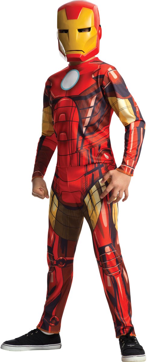 Rubies iron man kinderkostuum - - maat 3-4 jaar 104