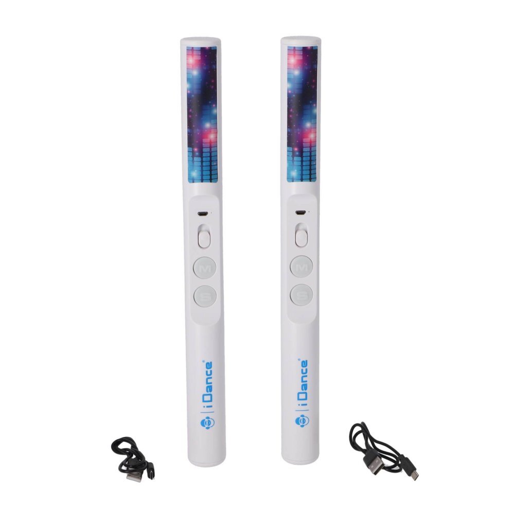 Idance air drums + licht wit