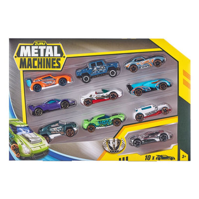 Zuru Zuru Metal Machines Die-Cast Auto's 10 Stuks