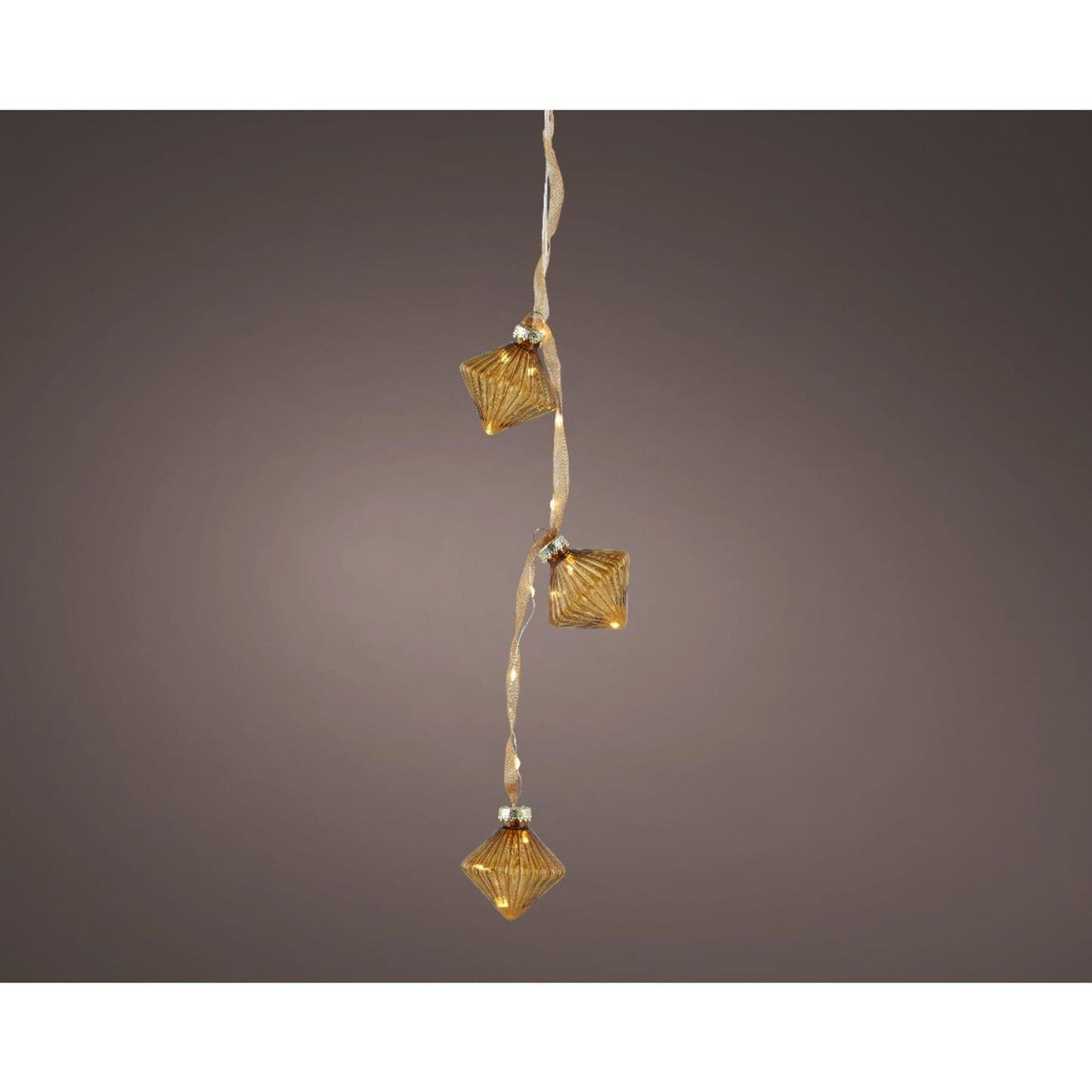 Lumineo strengverlichting kerstbal led 5,7x28cm