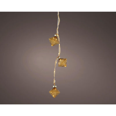 Lumineo strengverlichting kerstbal led 5,7x28cm