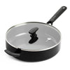Greenpan smart collection keramische stoofpan met deksel 28 cm zwart
